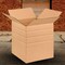 100 Pack Durable Multi Depth Cardboard Cartons Cube Packing and Shipping Boxes 10 x 10 x 12 Inch